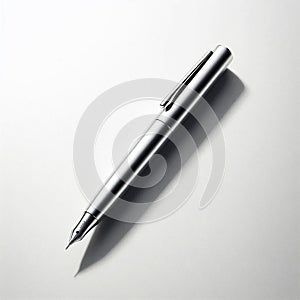 Writing pen isolated on white background