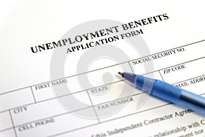 Unemployment Benefits Application Form photo