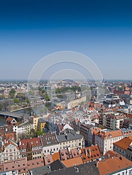 Wroclaw (Breslau), Poland, frome above photo