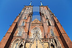 Wroclaw Cathedral towers