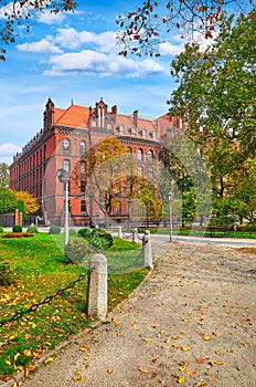 Wroclaw Poland building from Metropolitan Seminary Papal photo