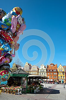 Wroclaw Poland, Town Market Square