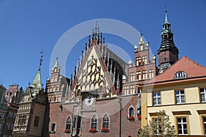 Wroclaw Town Hall in Wroclaw, Poland