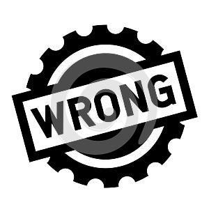 Wrong black stamp