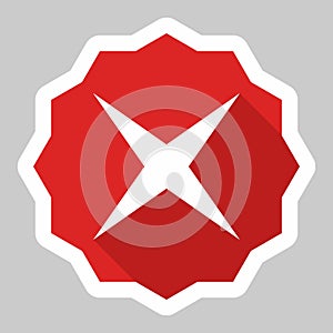 Wrong marks, Cross marks, Rejected, Disapproved, No, False, Not Ok, Wrong Choices, Task Completion, Voting.