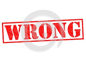 WRONG