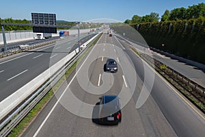 Wrong-way driver on a highway