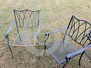 Wrought iron chairs