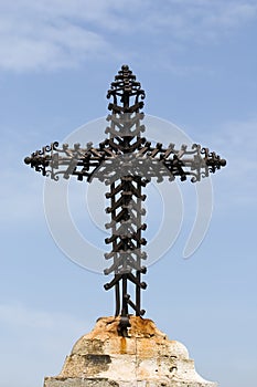 Wrought iron cross