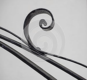 Wrought iron curve