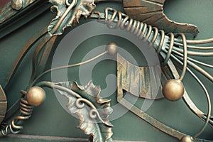 Wrought iron decoration