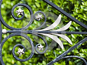 Wrought iron decoration