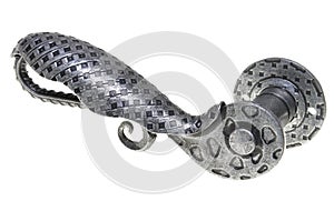 Wrought iron door handle