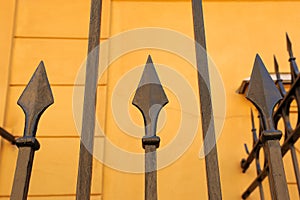 Wrought Iron Fence Details