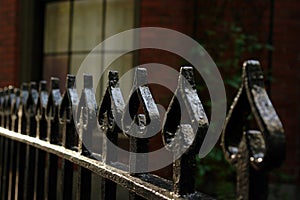 Wrought Iron Fence Of Spades