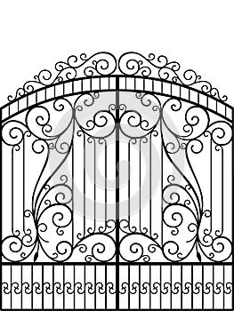 Wrought Iron Gate,