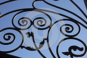 Wrought iron gate img