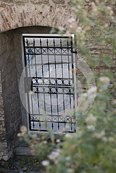 Wrought iron gate or door