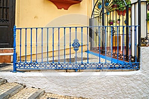 Wrought iron handrail