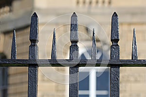 Wrought iron railings