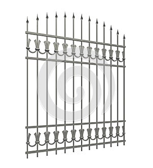 Wrought iron window grille