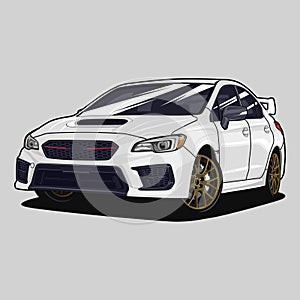 WRX Sti white