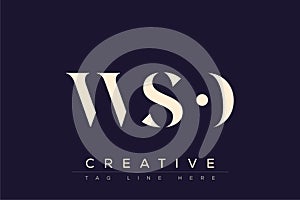 WSO abstract letter logo design