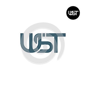 WST Logo Letter Monogram Design