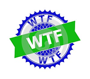 WTF Bicolor Clean Rosette Template for Stamp Seals