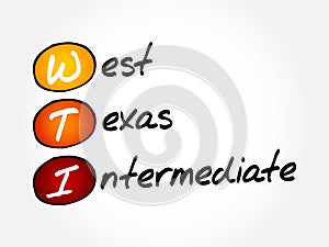 WTI - West Texas Intermediate acronym