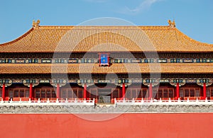 Wu gate, forbidden city