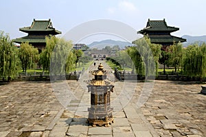 Wudang mountain , a famous Taoist Holy Land in China photo