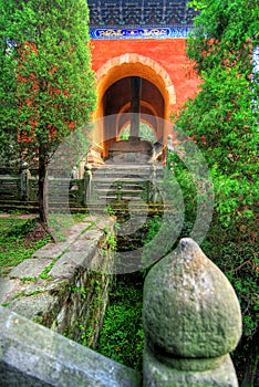 Wudang Shan Temple in China photo