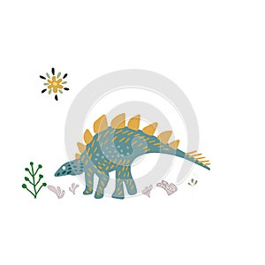 Wuerhosaurus hand illustration