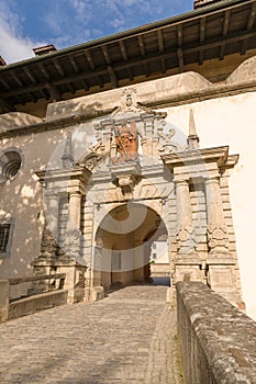 Wuerzburg Fortress Entry Marienberg Bavaria Germany