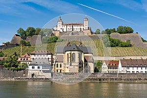 Wuerzburg Fortress Marienberg Bavaria Germany