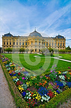 Wuerzburg residence in spring photo