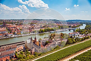 Wuerzburg town view