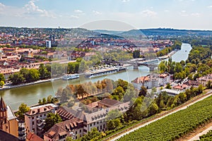 Wuerzburg town view photo