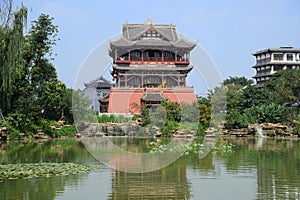 Wufeng Tower in Luodai Ancient Town