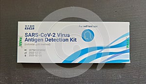 Wuhan BGI Biotechnology SARS-CoV-2 Virus Antigen Detection Kit Colloidal Gold Method Self-test Nostrils Nucleocapsid Direct Nasal