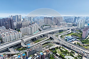 Wuhan city interchange overpass