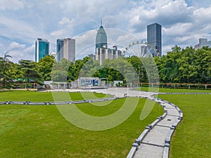 Wuhan City landmark and Skyline Landscapes