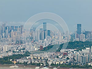 Wuhan City landmark and Skyline Landscapes