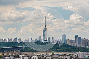 Wuhan City landmark and Skyline Landscapes