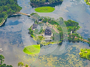 Wuhan City landmark and Skyline Landscapes