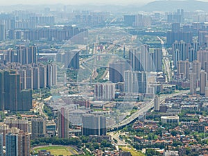 Wuhan City landmark and Skyline Landscapes