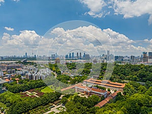 Wuhan City landmark and Skyline Landscapes