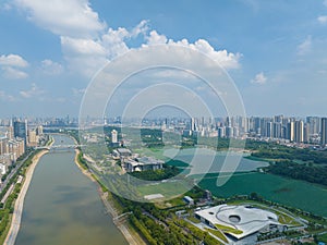 Wuhan City landmark and Skyline Landscapes