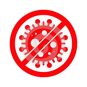 Wuhan Corona Virus, Covid-19, nCOV, MERS-CoV Novel Coronavirus Stop, Block, Anti Stamp. Red Vector 2019 2020 Warning Sign. Covid19
